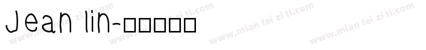 Jean lin字体转换